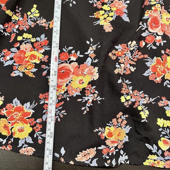 Woman Within Blouse Size 18/20 Floral Print V Neck 3/4 Sleeve Tunic Top Casual - Picture 11 of 11